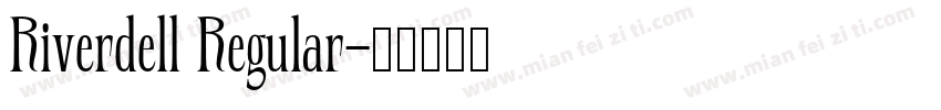 Riverdell Regular字体转换